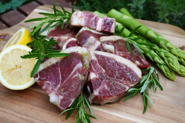 Lamb shoulder steak